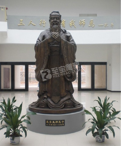 校園文化學?？鬃硬Ａт摲伦香~人物浮雕壁畫玻璃鋼仿鑄銅雕塑定制